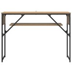 vidaXL TableConsole Chêne artisanal 105x30x75cm Bois d'ingénierie