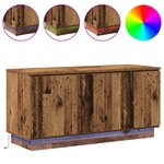 vidaXL Meuble TV Bois ancien 100x38x49 cm Bois d'ingénierie