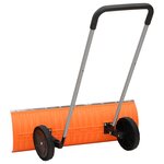 vidaXL Pelle à neige avec poignée extensible orange 96cm lame en acier