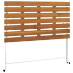 vidaXL Ensemble de bistro pliable 5 Pièces Bois d'acacia solide et acier