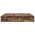 vidaXL Cadre de lit Chêne fumé 200 x 180 x 31 5 cm Bois d'ingénierie
