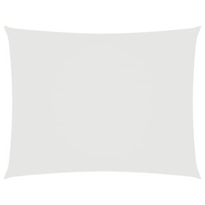 vidaXL Voile de parasol tissu oxford rectangulaire 6x7 m blanc
