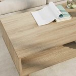 vidaXL Table basse Chêne Sonoma 100 x 46 x 35 cm Bois d'ingénierie