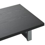 vidaXL Meuble de salle de bain Noir 60x40x16 3 cm