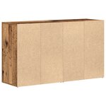 Buffet vidaXL Bois ancien Bois massif récupéré 120 x 36 x 69 cm Buffet