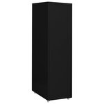vidaXL Classeur mobile Noir 28x41x109 cm Métal