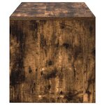 vidaXL Meuble TV chêne fumé 60x40x40 cm bois d'ingénierie