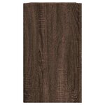vidaXL Armoire murale chêne marron 75x35x60 cm bois d'ingénierie