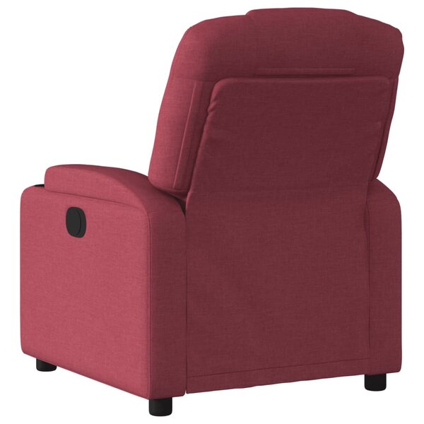 Fauteuil Inclinable Rouge Bordeaux Tissu VidaXL - Leroy Merlin