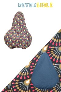 Le couvre-selle imperméable & bicolore Aubergine
