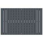 Ensemble de salle à manger de jardin vidaXL 9 pièces gris anthracite