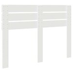 vidaXL Tête de lit avec tête de lit Blanc 150 cm Bois d'ingénierie