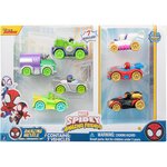 Jazwares SNF0223 - Pack de 7 figurines en métal Spidey et ses amis extraordinaires