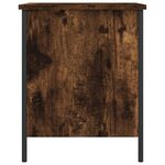 vidaXL Banc de rangement chêne fumé 40x42 5x50 cm bois d'ingénierie