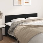vidaXL Têtes de lit 2 Pièces Noir 80x5x78/88 cm Similicuir