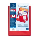 Chemise De Présentation Polypropylène Souple Krea Cover - A4 - Rouge - X 30 - Exacompta