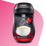 Machine à café multi-boissons - bosch - tassimo - t10 happy - rouge et anthracite