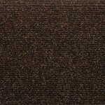 vidaXL Tapis d'escalier auto-adhésifs 10 pièces 65 x 21 x 4 cm Marron Demi-rond Grand