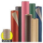 Papier cadeau kraft rouge 70 cm x 250 m