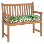 vidaXL Coussin pour assise / dossier de palette Floral Multicolore