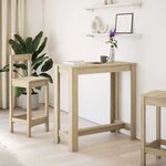 vidaXL Table de bar chêne sonoma 102x50x103 5 cm bois d'ingénierie