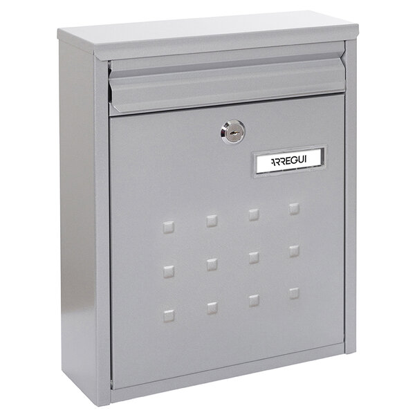 Boîte aux Lettres en Acier Dime V1322 Regroupable Fond Étroit Argent