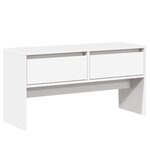 vidaXL Ensemble de meubles de couloir 4 Pièces blanc bois d'ingénierie