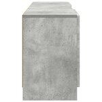 vidaXL Meuble TV Gris béton 150 x 31 x 47 cm Bois d'ingénierie