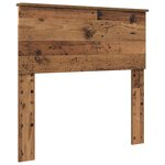 vidaXL Cadre de lit Bois ancien 90 x 190 cm Pin massif