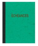 Cahier piqûre 'Echéances' 230 x 180 mm vertical 24 lignes 96 pages ELVE