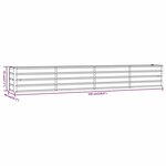 vidaXL Lit surélevé de jardin rouillé 320x40x45 cm acier corten
