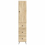 vidaXL Ensemble de Meubles 2 Pièces Chêne Sonoma 34 5 x 34 5 x 90 cm