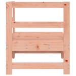 vidaXL Canapé d'angle de jardin bois massif douglas