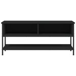 vidaXL Meuble TV noir 100x35x45 cm bois d'ingénierie