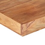 vidaXL Table basse 45x45x40 cm Bois d'acacia massif