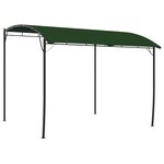 vidaXL Pavillon 3 x 3 x 2 55 m Vert Acier enduit de poudre et tissu