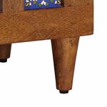 vidaXL Cabinet de chevet Marron 50 x 33 x 62 cm Bois de mangue massif