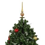 vidaXL Arbre de Noël neigeux avec base de parapluie Vert 170 cm