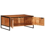 vidaXL Table basse 90x55x40 cm bois massif d'acacia