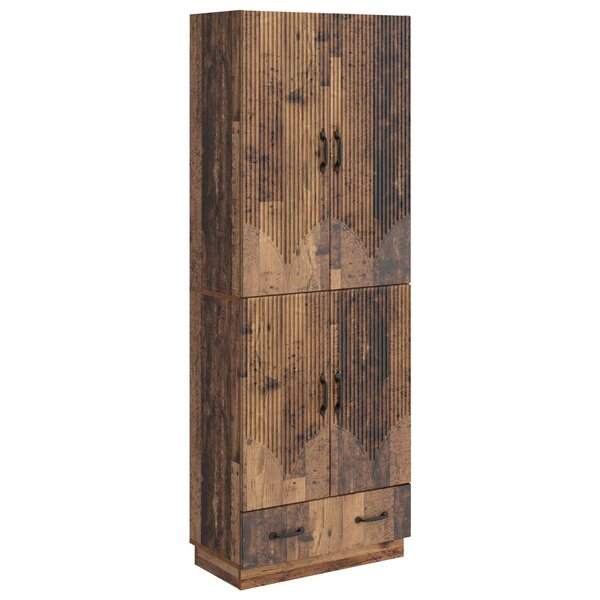 vidaXL Ensemble de Meubles 2 Pièces Bois ancien Bois d'ingénierie