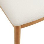 vidaXL Chaise de salle à manger 2 Pièces Naturel et clair