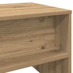 vidaXL Meuble TV chêne artisanal 100x40x40 cm bois d'ingénierie