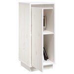 vidaXL Buffet Blanc 31 5x34x75 cm Bois massif de pin
