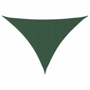 vidaXL Voile parasol tissu oxford triangulaire 5x5x6 m vert foncé