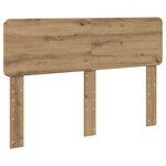 vidaXL Cadre de lit Chêne artisan 150 x 200 cm Pin massif