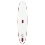 vidaXL Ensemble de planche SUP gonflable avec voile Rouge et blanc