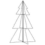 Vidaxl arbre de noël cône 200 led d'intérieur/d'extérieur 98x150 cm