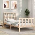 vidaXL Cadre de lit sans matelas 100x200 cm bois massif de pin