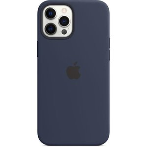 APPLE iPhone 12 Pro Max Coque en Silicone avec MagSafe - Bleu Marine