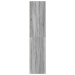 vidaXL Buffet haut sonoma gris 30x41x185 cm bois d'ingénierie